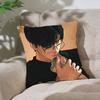 Zayne Llove And Deep Space Cute Customizable Square Pillowcases Stylish And Soft Perfect For Beds Cars And Sofas