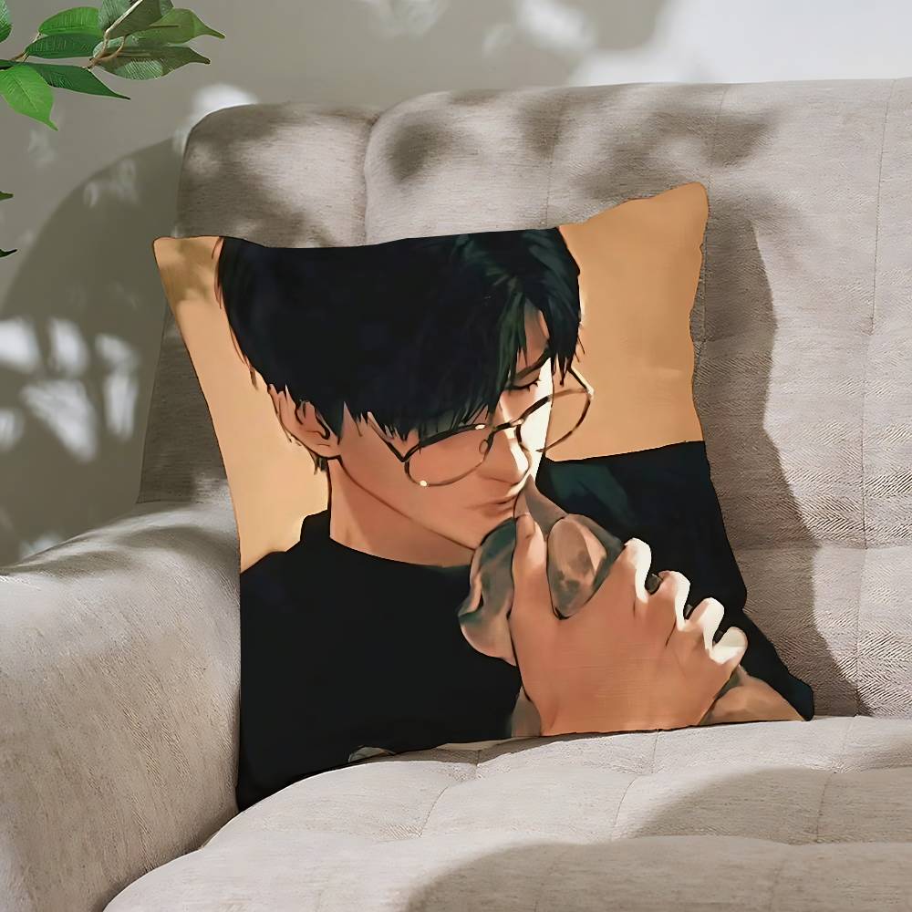 Zayne Llove And Deep Space Cute Customizable Square Pillowcases Stylish And Soft Perfect For Beds Cars And Sofas