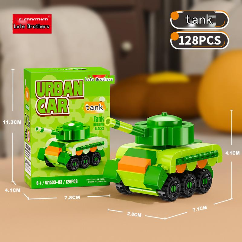 Educational Mini Car Building Blocks Toy Set