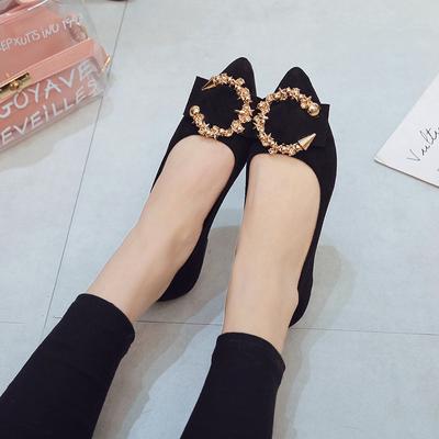 Новые туфли с заостренным носком и неглубоким носком весна-осень женские плоские универсальные нескользящие туфли для активного отдыха повседневная модная женская обувь