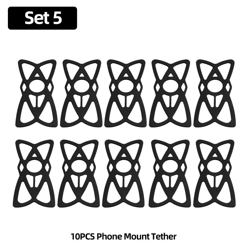 Elastic Protection Net Mobile Phone Holder Tether Mount Rubber Strap Silicone Security Bands For iPhone Samsung Mi Smartphones 5