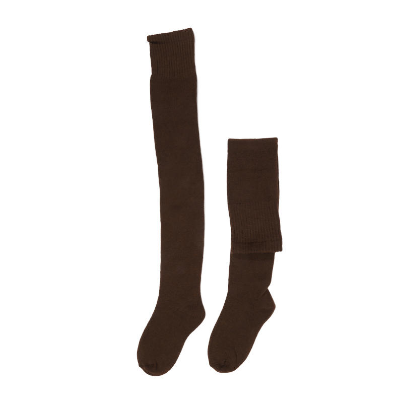 Женские осенние гольфы выше колена, зимние модные толстые очень длинные чулки, гетры