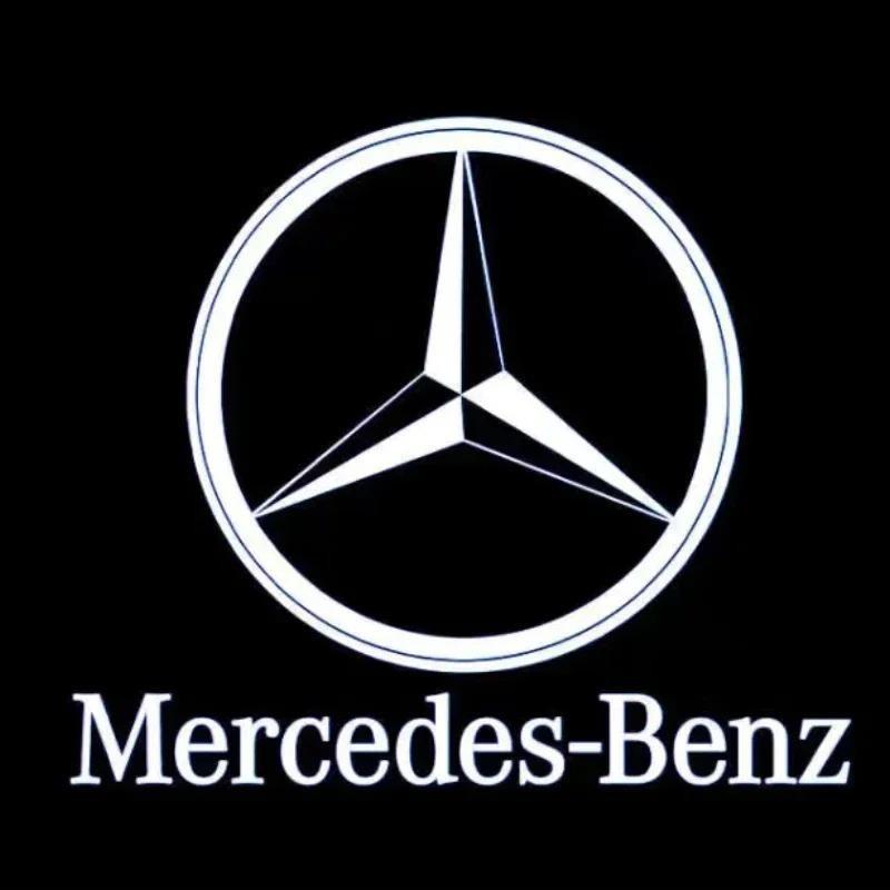 2-4 шт. Дверь автомобиля HD Светодиодный лазерный проектор Приветственная лампа Подходит для Mercedes-Benz AMG CLA C17 CLS C218 W218 W219 E-класса 207 C207.