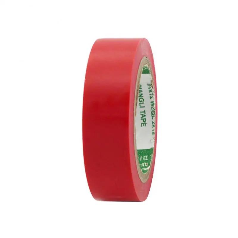 Color Electrical Tape PVC Wear-resistant Flame Retardant Lead-free Insulating Waterproof Eletrician White Black Red Blue Green