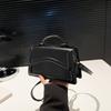 Trendy Minimalist Korean Style Shoulder Crossbody Small Square Bag In Black