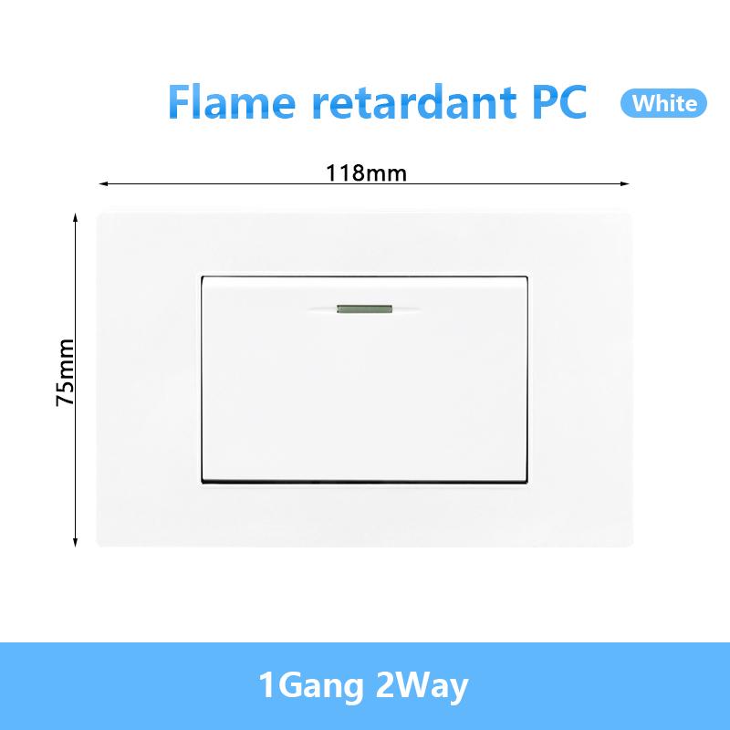 Италия Чили Мексика USB Smart Type-c 20 Вт Быстрая зарядка Настенная розетка вилка, Бразилия Панель выключателя света Универсальная розетка usb c