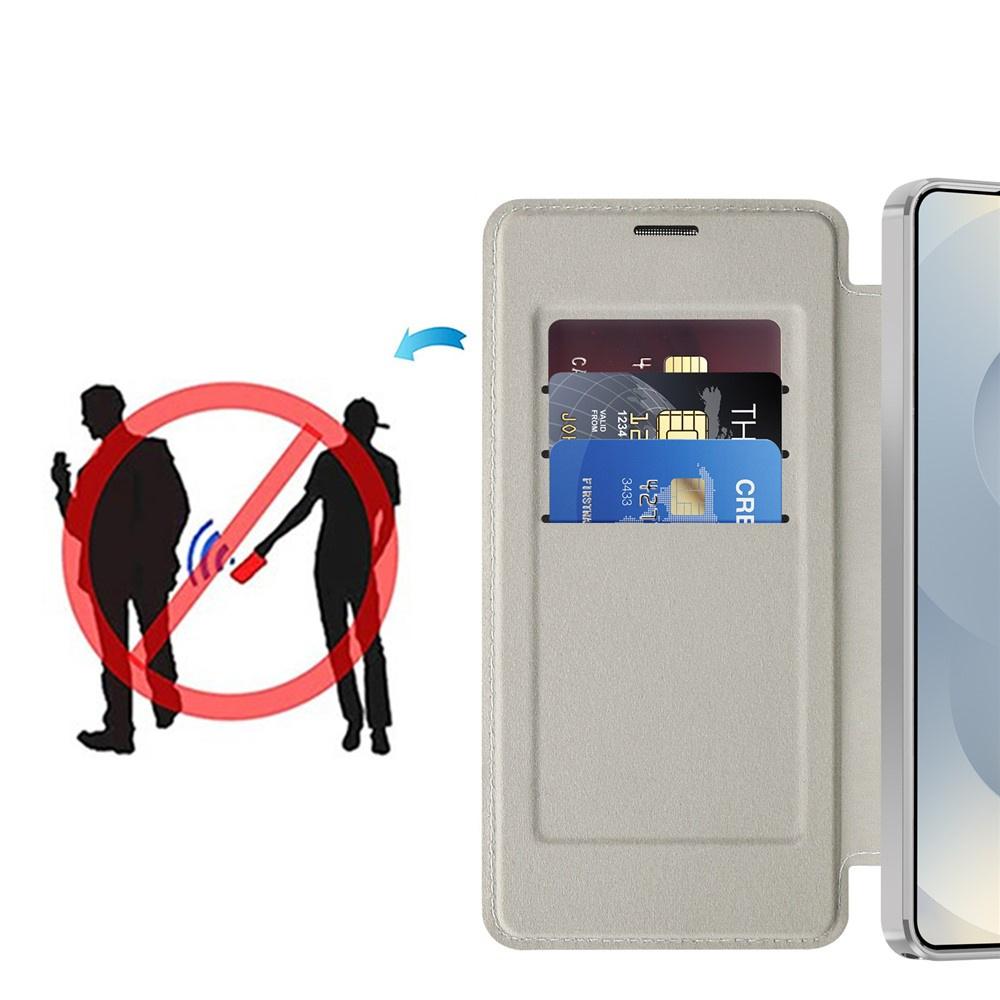 Samsung Galaxy S26 Ultra Flip Case, RFID Wallet MagSafe with Camera Protection, Titanium Gray