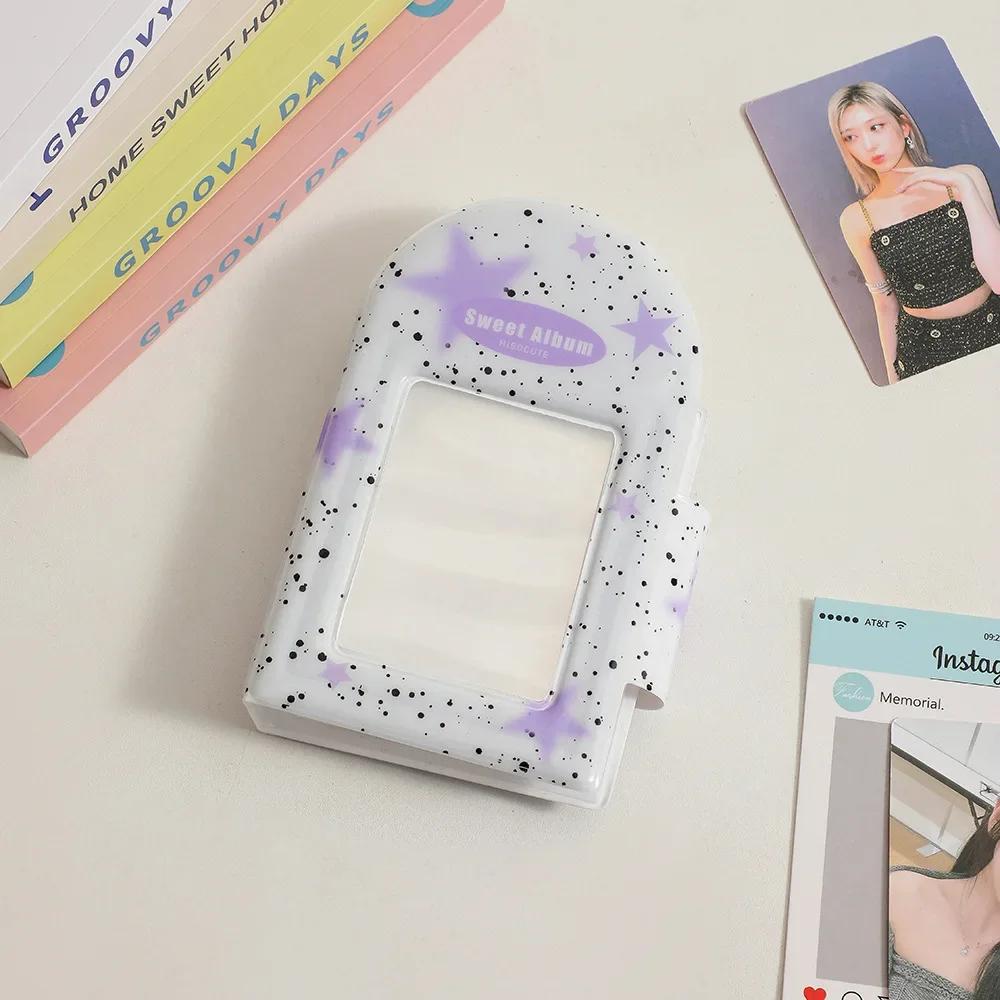 40 карманов 3-дюймовый фотоальбом INS корейский Kpop Idol фотокарточка держатель звезды мини Instax коллекция переплет альбомы