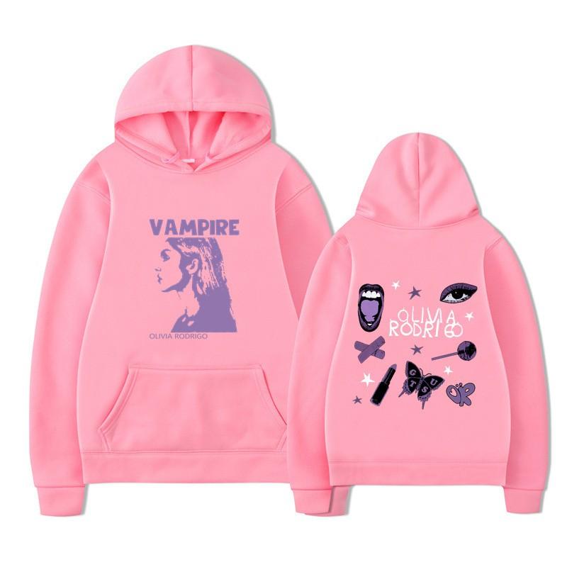 Olivia Rodrigo Print Hoodie Womens Casual Loose Fit Fall Winter Sweatshirt