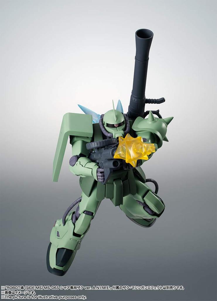TAMASHII NATIONS ROBOT Spirits Mobile Suit Gundam 0083 Zaku IIF тип 2 125 мм окрашенная подвижная фигурка [SIDE MS] MS-06F-2 ver. АНИМЕ. приблизительно. АБС и ПВХ