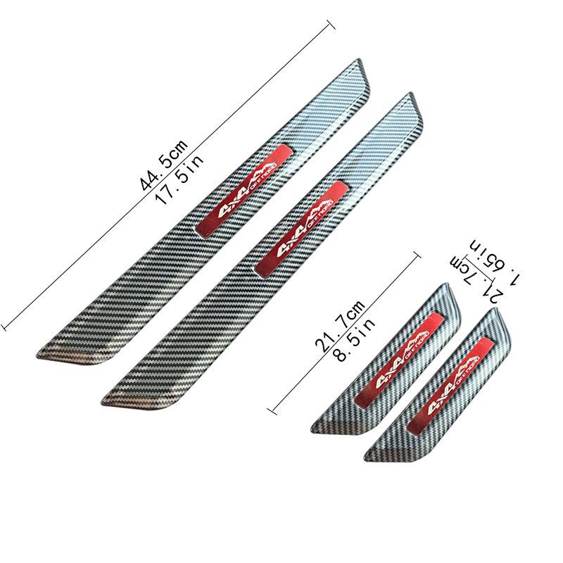 Blister Packaging for 4x4 Car Door Sill Protectors, Anti-Stepping Stickers & Universal Collision Strips