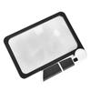 48 LEDs Magnifying Glass Cold and Warm Lights Reading Magnifying Glass  For Seniors Reading