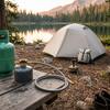 Gas Connector Adapter for Portable Stove High-Pressure Hose Compatible with Camping Gas Canisters
