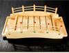Japanese Wooden Wood Cuisine Sushi Bridge Boats Pine Creative Sushi Sashimi Plate Platter Sushi Tableware Decoration Ornament