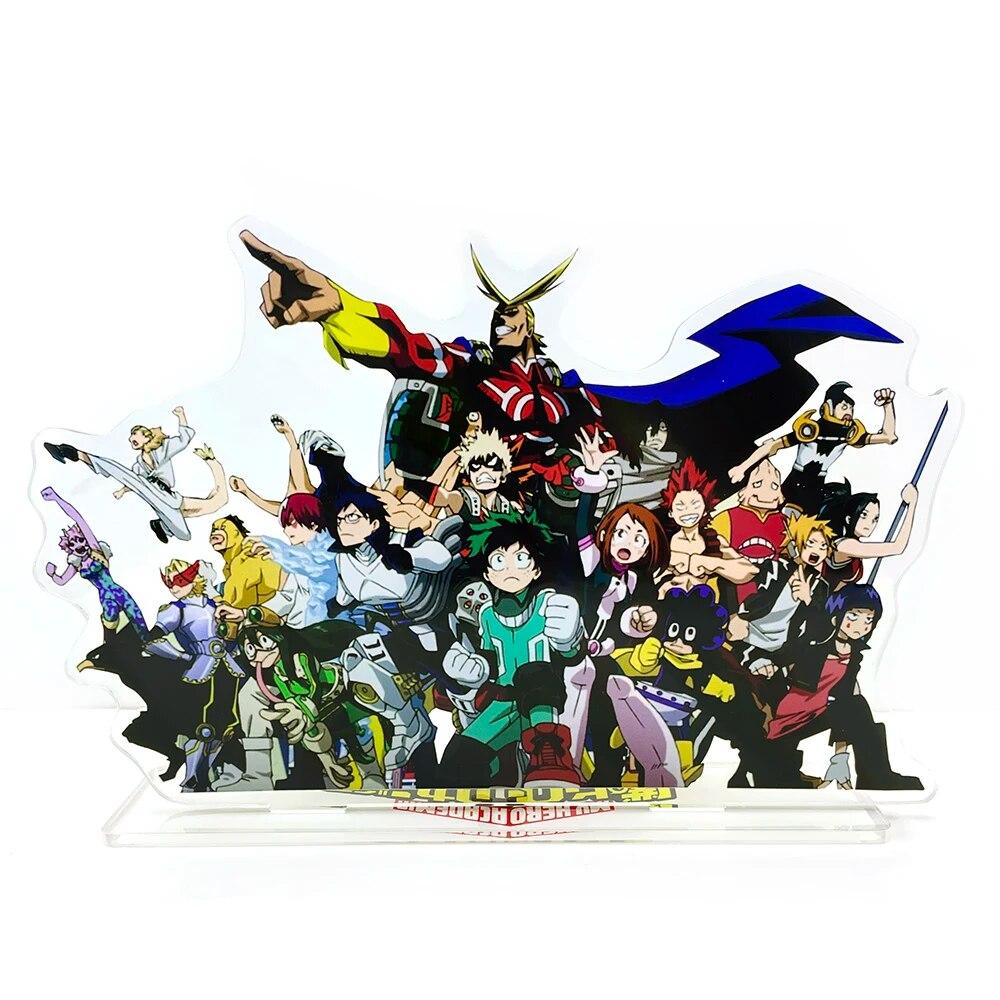 БОЛЬШОЙ РАЗМЕР Boku no My Hero Academia Midoriya Bakugou All Might Todoroki Kaminari GM, акриловая подставка, игрушка-фигурка