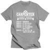 Carpenter Hourly Rate Funny Carpentry Woodworking T Shirts Graphic Cotton Streetwear Short Sleeve Harajuku T-shirt
