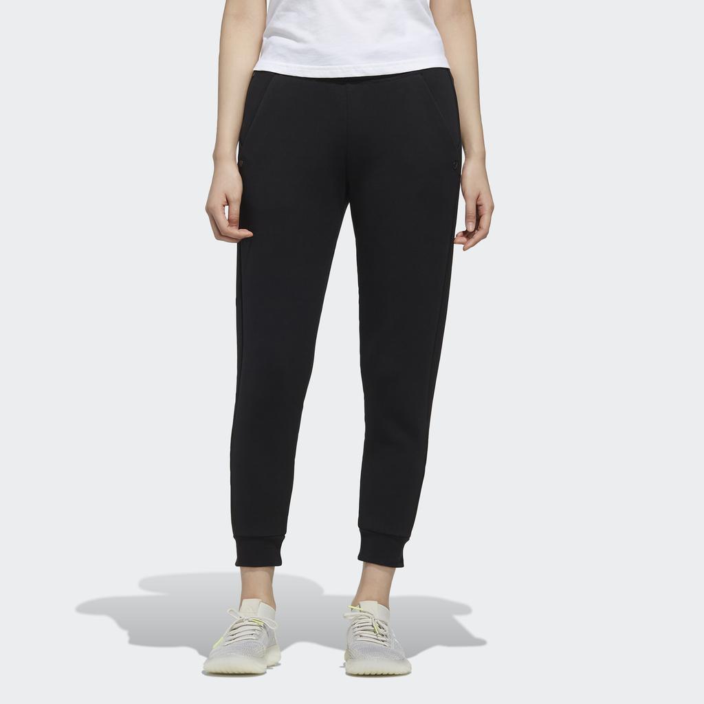 Adidas Pt Dn Premium Casual Tapered Knit Sports Pants Women Pants Black EH3868