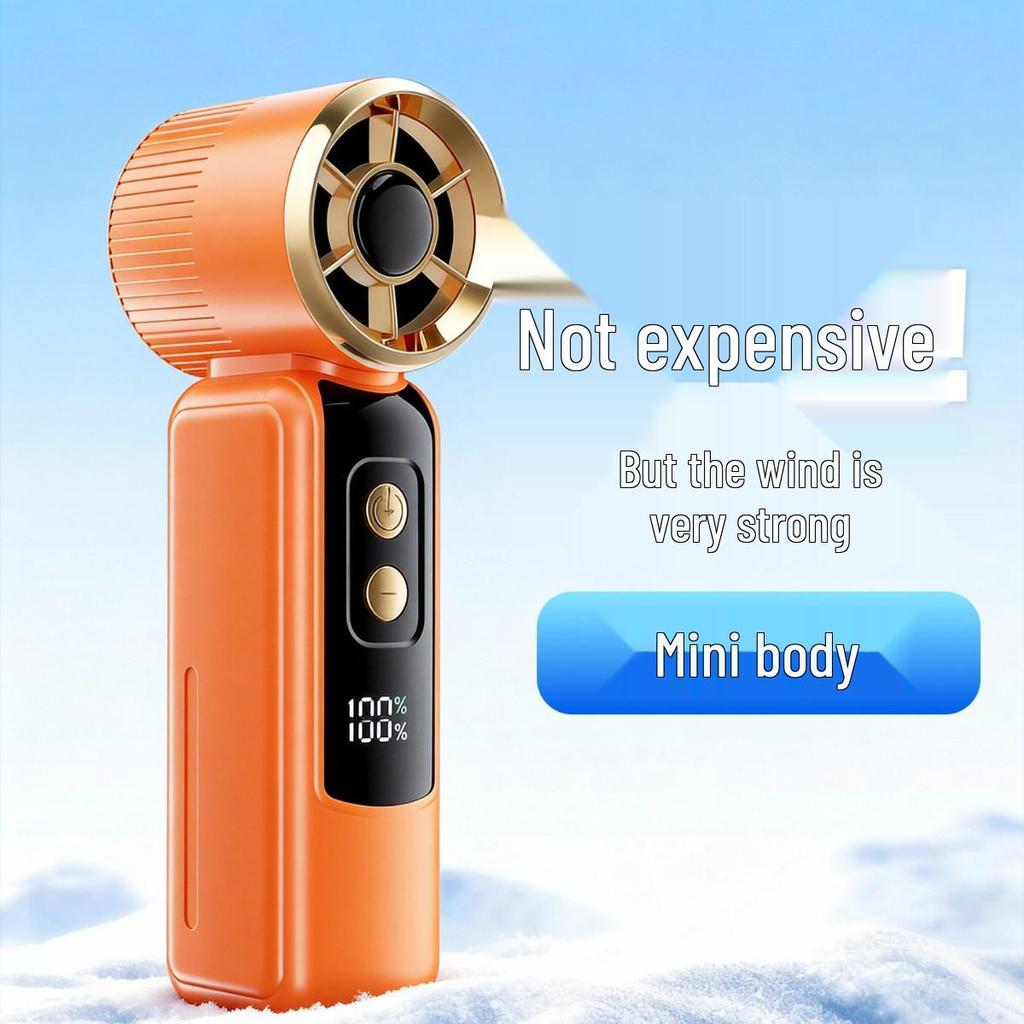 SK5000 Мини-портативный USB-вентилятор с цифровым дисплеем