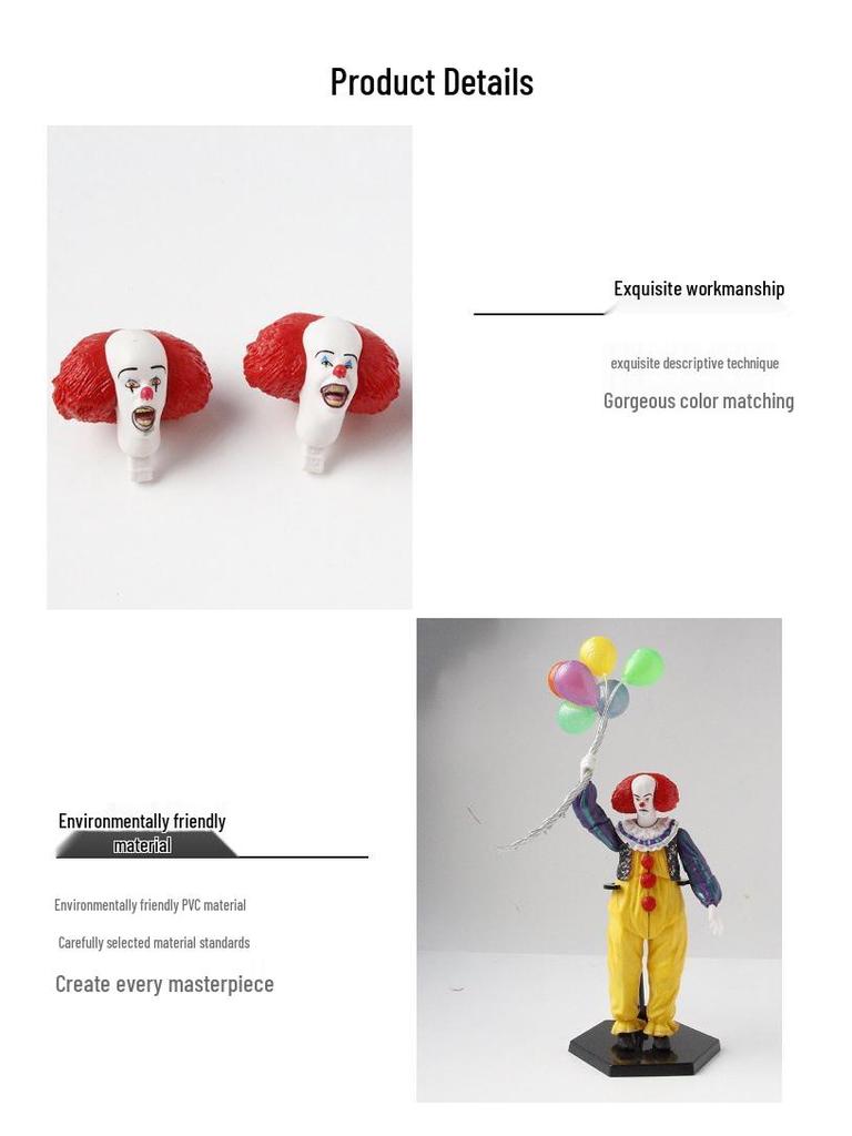 Кукла-призрак Невеста Ужаса с бензопилой - Клоун Чакки Хэллоуинский Орнамент