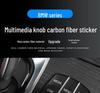 Наклейки на ручку мультимедиа из углеродного волокна для BMW 1-7 серии X3-X7
