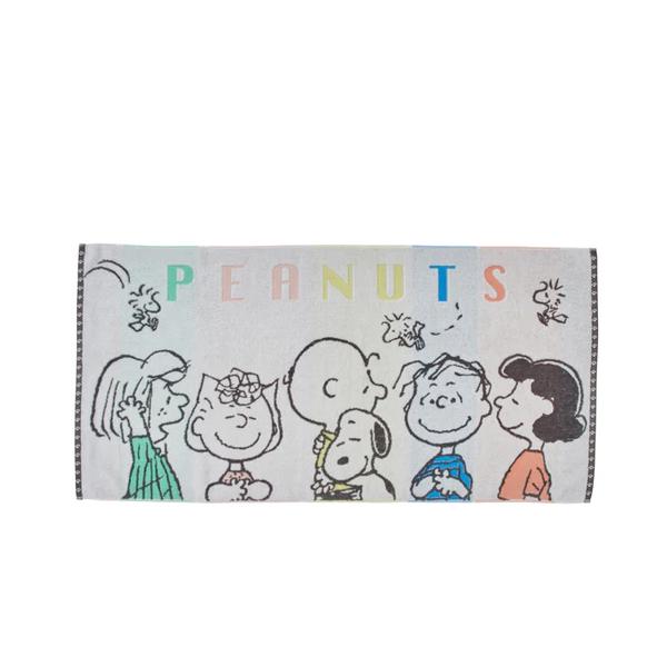 PEANUTS Snoopy Imabari Jacquard Bath Towel (Color Friends) Japan NEW