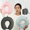 Comfortable Travel Neck Cushion Slow Rebound Airplane Nap Pad Fashion U-shaped Pillow  Home Use
