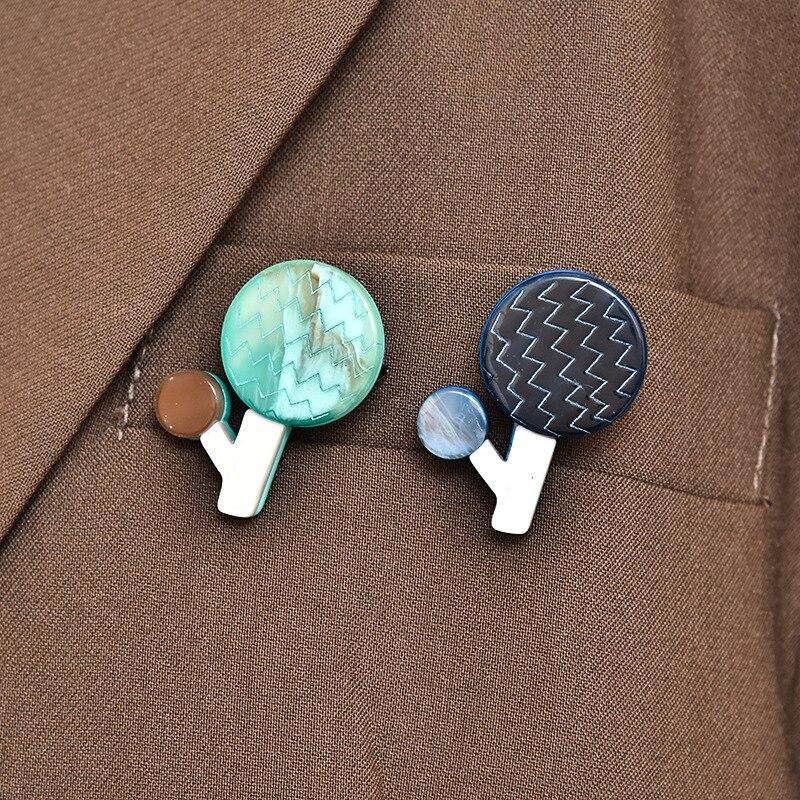 Blucome Милые мини-броши в виде ветки с цветком для женщин и девочек, многослойная акриловая брошь в виде одуванчика, стерео акриловая брошь, брошь-калла