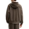 Fila Серия Milano Модная свободная универсальная куртка с капюшоном Мужские куртки Коричневая F11M515501F-BN