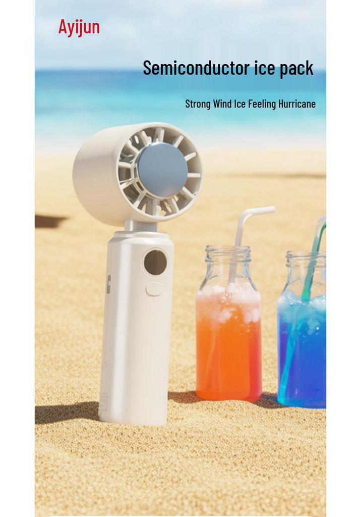 High-Speed Portable Handheld Cooling Fan with Long Battery Life