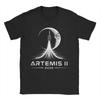 Unisex WoUnisex TShirt Artemis II Launch to The Moon Awesome Pure Cotton Tee Shirt Short Sleeve T Shirt Round Collar Clothes Gift