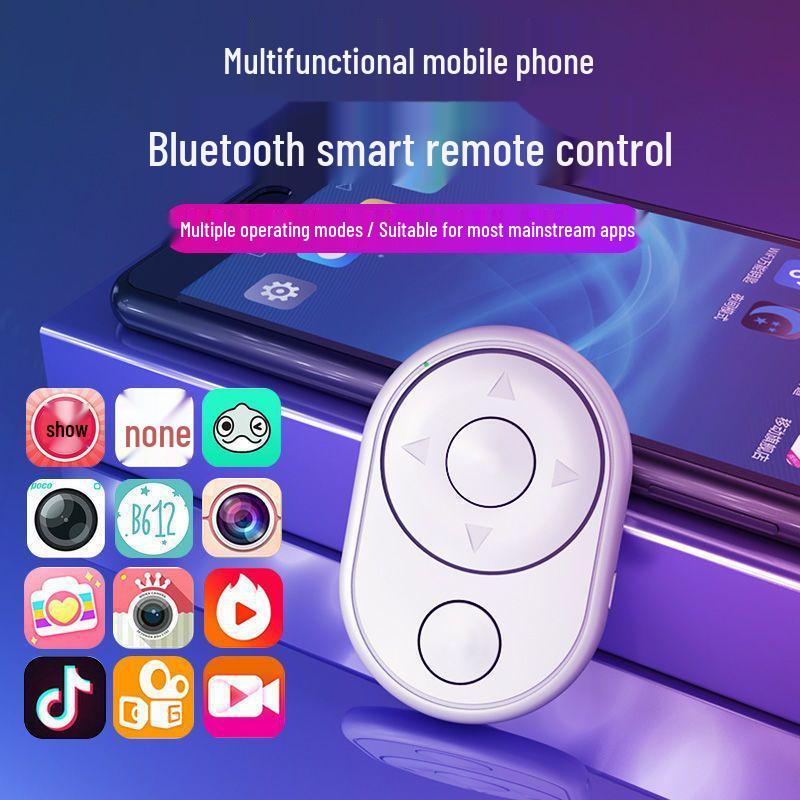 Универсальный Bluetooth-пульт для фото, видео и пролистывания приложений - Умное беспроводное управление