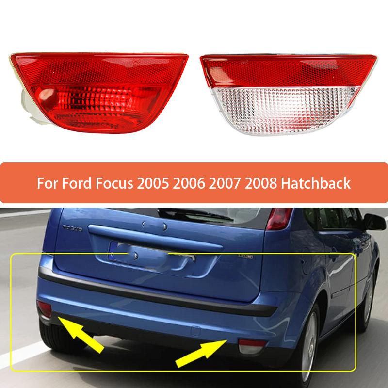 Задний противотуманный фонарь в сборе без ламп для Ford Focus Хэтчбек 5-дверный 2005-2008 Отражатель сигнала заднего бампера 5M5115500AA