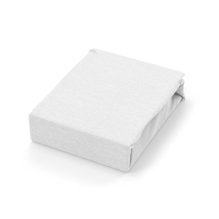 Простыня из хлопка 57 нитей 260х300 см UNI white, Soleil d'ocre