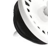 White Plastic Sink Strainer Plug Fine Mesh Basin Water Drain Kitchen Drain Filter  Basin Plug