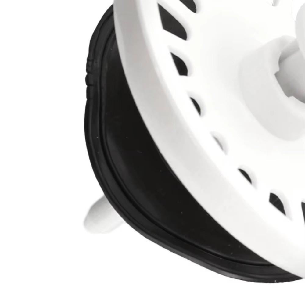 White Plastic Sink Strainer Plug Fine Mesh Basin Water Drain Kitchen Drain Filter Basin Plug