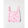 Daiso Heart Folding Market Bag Pink