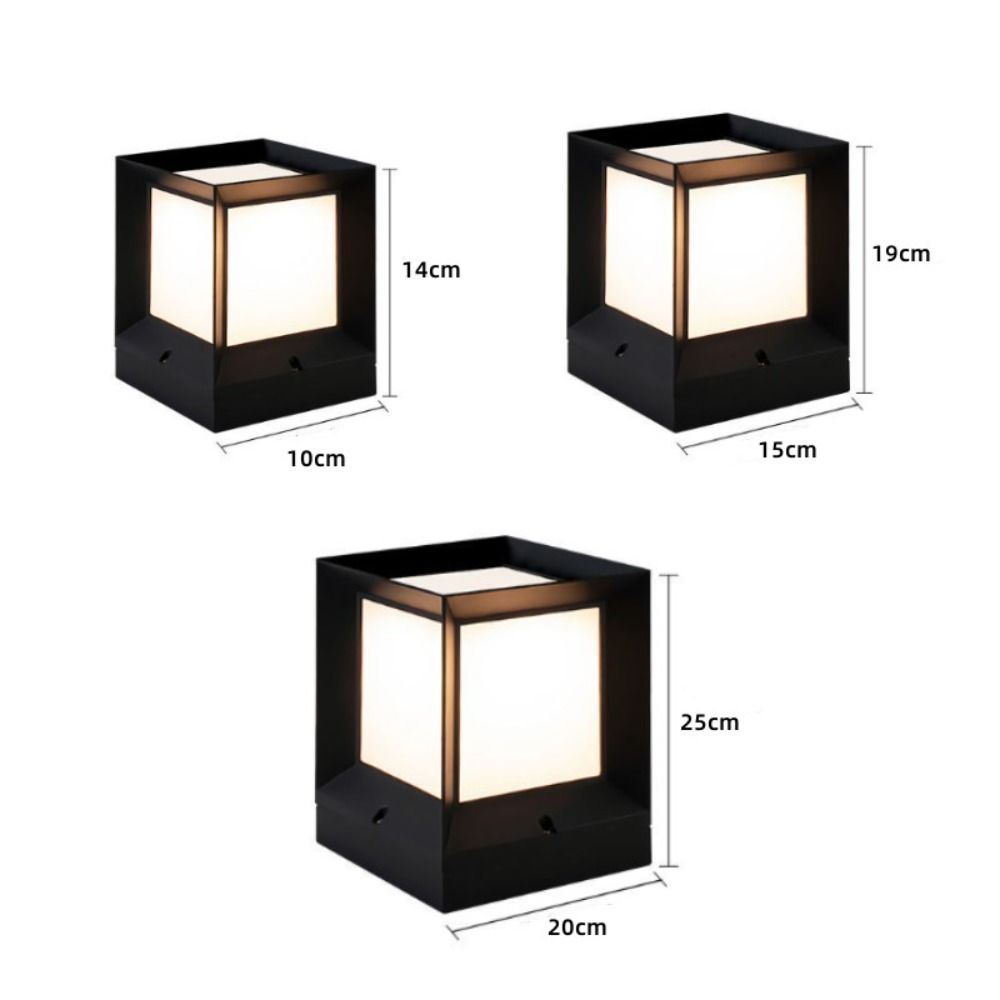 220V Column Lights Column Pier Pillar Cap Lights Modern Pillar Lamp Garden