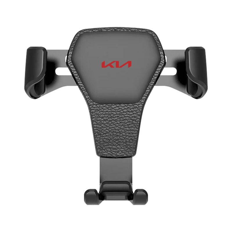 Gravity Car Badge Phone Holder Bracket Air Clip Mount Stand Auto Accessories For KIA Rio Ceed Sportage Cerato Soul Sorento Flip R K2 K3 K5 K6 K7 K8