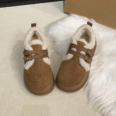 Модные теплые хлопковые ботинки большого размера для женщин, новые ретро-зимние сапоги для женщин