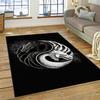 3D Натурализованный Инь и Ян Китайский Тай Цзи Ковер Коврик для Дома Гостиной Спальни Дивана Придверный Коврик Декор, Детский Ковер Нескользящий Мат