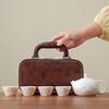 Удобный дорожный набор для чая Кунг-фу на открытом воздухе Kuaike Xishi Pot Чайная посуда Бизнес-предприятие