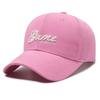 Новая модная бейсболка с вышивкой букв, мужская и женская хлопковая дышащая кепка для пешего туризма, рыбалки, путешествий, езды на велосипеде, спортивная шляпа