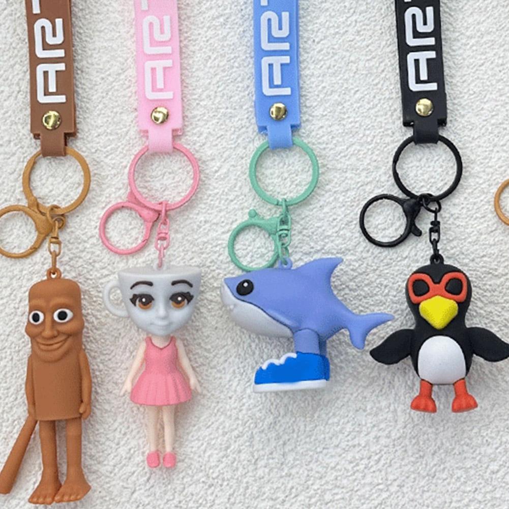 Итальянский маразм Тралалеро Тралала Маразм Животные Брелки Тунг Тунг Сахур Фигурка Модель Куклы Сигма Скибиди Ризз Кот Глупый