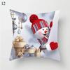 45*45cm Decorative Cushion Cover Christmas Santa Claus Pillow Cover Christmas Decoration Pillowcase Cushions For Sofa Home Gifts