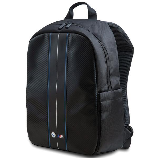 BMW Backpack BMBP15COMSCAKL 16" Black Carbon Blue Stripes