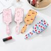 Bowknot Cherry Pattern Air Cushion Hair Brush Portable Detangling Brush  for Women & Girls