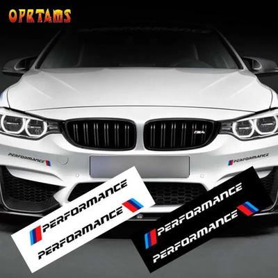 2 шт. Наклейки на окна бампера M Performance Наклейки на заднюю крышку багажника для E64 E70 E71 X7 X3 X4 X5 X6 3 4 5 6 7 Серии Z4 M M3 M5 M6 E38 E39 E46 E53 E60 E61