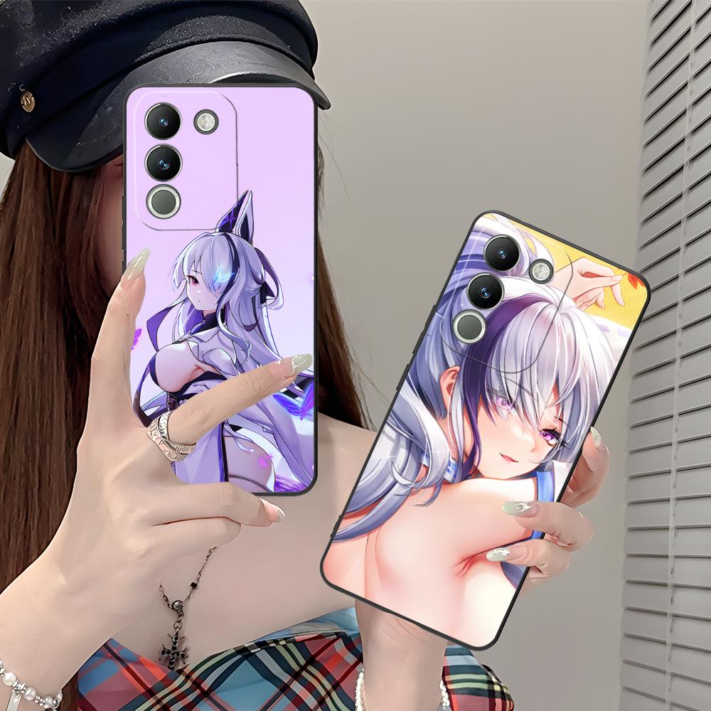 Матовый ТПУ чехол для мобильного телефона Azur Lane Unzen для VIVO V60 V50 V40 V30 V29 V27 V25 V23 Pro Lite 5G Цветная печать