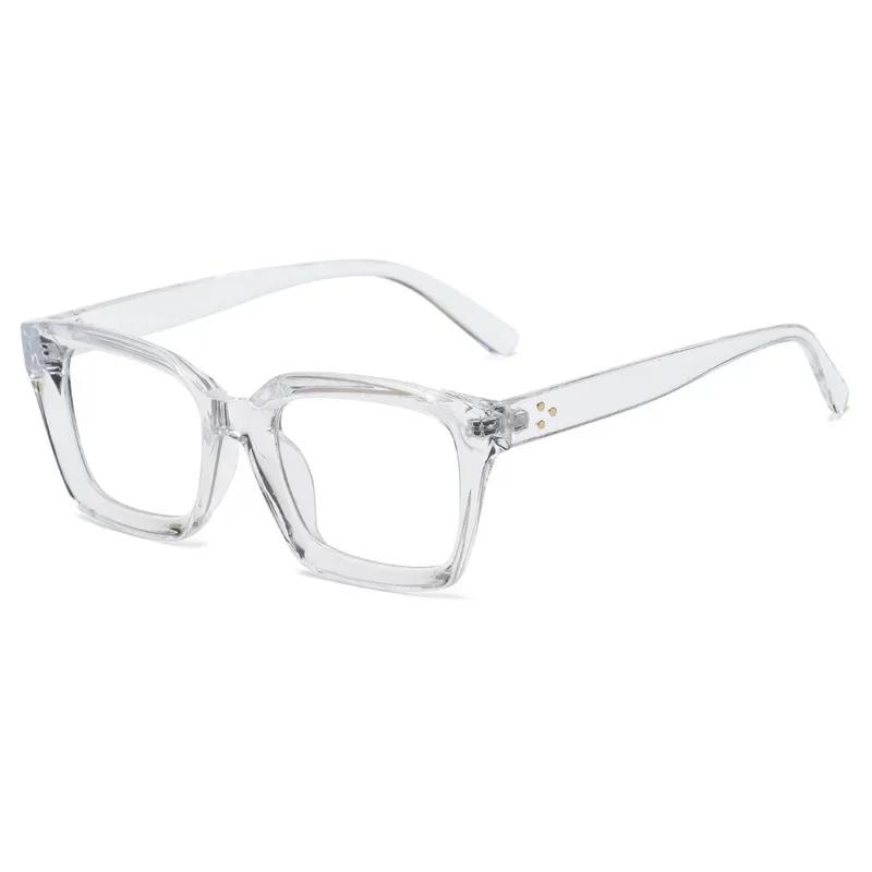 Oversized Square Reading Glasses Men Women Large Frame Presbyopia Eyewear HD Lens Diopter 0 To +4 0 Portable