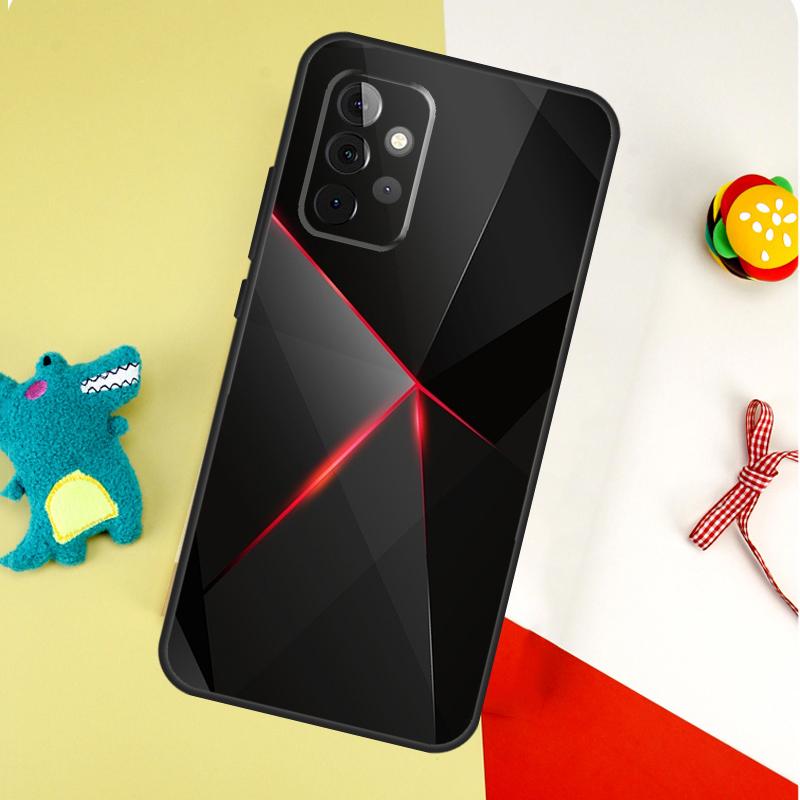 Чехол для телефона Samsung Galaxy A05 A06 A16 A54 A34 A14 A55 A35 A15 A53 A33 A13 A22 A32 A52 с рисунком 'Линии Точечный Свет'